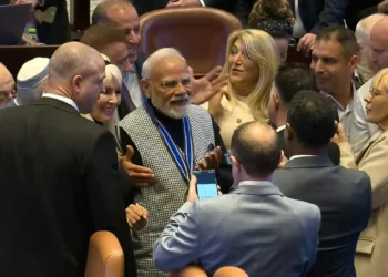 Modi at Knesset: India backs Gaza peace plan, says ‘terrorism anywhere threatens peace everywhere’